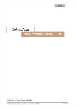 Rettleiing til søknad om serveringsløyve - nynorsk (PDF-fil for nedlasting)