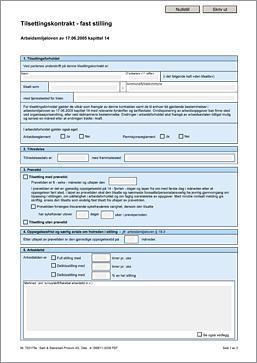 Tilsettingskontrakt - fast stilling (PDF-fil for nedlasting)